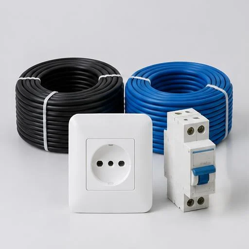 Imagem ilustrativa de materiais elétricos
